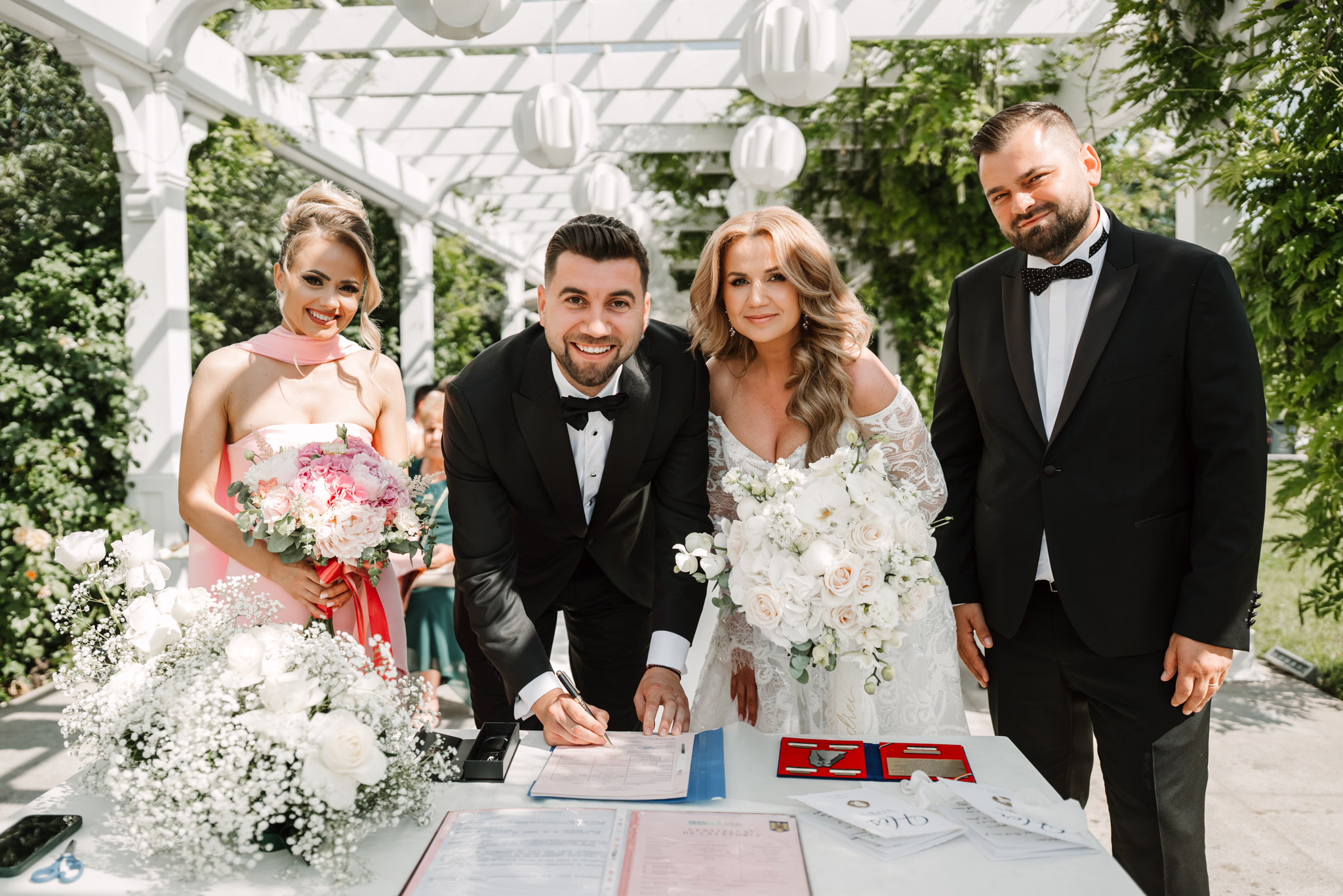 Nuntă Monato Events – Semnarea actelor de cununie civilă – FotoTime